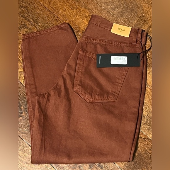 NWT EDWIN Anderson Ankle Spice Jeans - Cocoa Size 29 - Picture 4 of 11